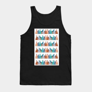 STOKE ON TRENT: COLOURED POT BANKS Tank Top